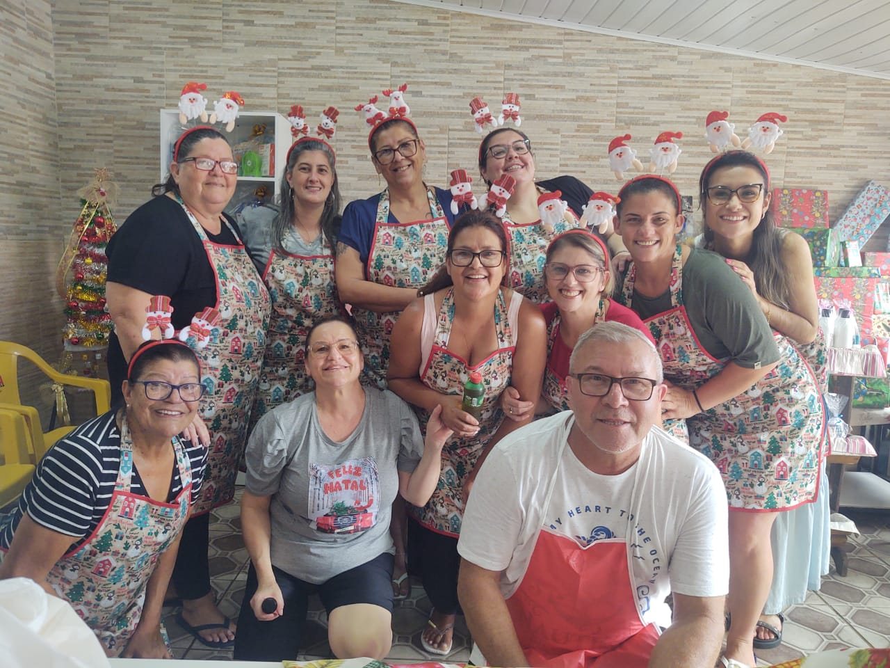 Voluntárias na Festa das Crianças